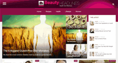 Desktop Screenshot of beautyheadlines.com